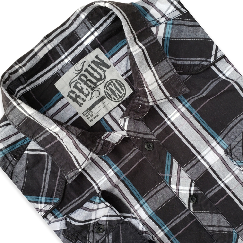 Mens RERUN Western button down - Picture 4 of 8